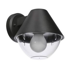 Nástenná lampa Hendera záhradná 20, 5x17, 5 čierna 1x40W E27 kužeľové tienidlo IP44 vyobraziť