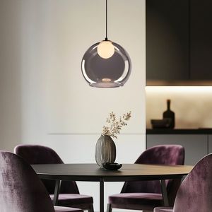 Stropná lampa Brin čierna 1x15W G9 dymová s bielym tienidlom vyobraziť