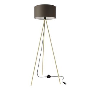 Stojaca lampa VANTI 1x40W E27 zlatá konštrukcia grafitové tienidlo moderná do obývačky spálňa kancelária elegantná vysoká stojaca lampa vyobraziť
