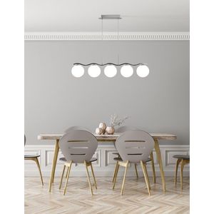 LED STROPNÁ LAMPA, 40 cm - chrómová vyobraziť
