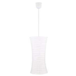 Závesná lampa z bieleho papiera, nastaviteľná, 60W E27 Tai vyobraziť