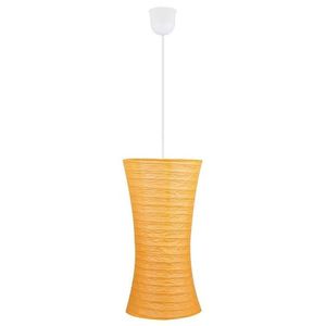 Oranžová papierová závesná lampa, nastaviteľná, 60W E27 Tai vyobraziť