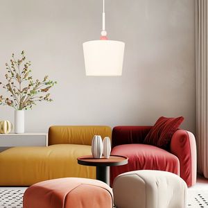 Závesná lampa biela do detskej izby 1xE27 Bebe vyobraziť