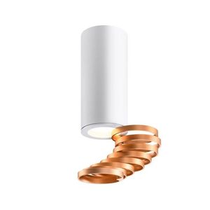 Stropná lampa zlatá+biela 6x20cm trubica vyobraziť