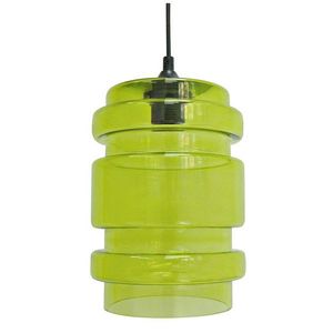Sklenená lampa zelená vyobraziť