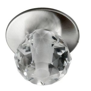 Stropná lampa saténovo-niklová krištáľová guľa G4 SK-04 vyobraziť