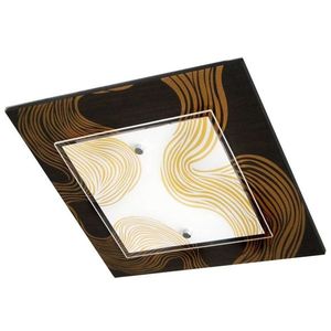 Stropné svietidlo Morena Plafon 2X60W E27 40X40X8 čierne vyobraziť