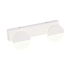 Nástenná lampa do kúpeľne biela dvojitá LED 3W 4000K Sing vyobraziť