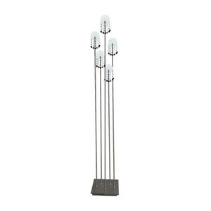 Stojacia lampa Luxor s matným chrómom 5xG4 vyobraziť