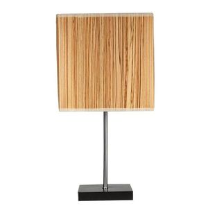 Stolová lampa zo saténu/borovice kajmanskej vyobraziť