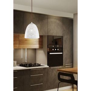 Závesná stropná lampa 1X60W E27 prelamovaná biela BENE vyobraziť