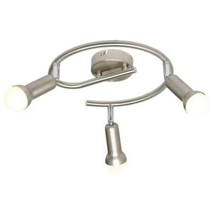 Špirálová stropná lampa 3X40W E14 saténový nikel ARC vyobraziť