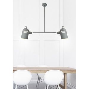 Sivá závesná stropná lampa 2X40W E27 SIVA vyobraziť