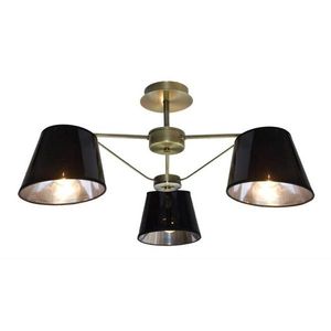 Čierna/patinová stropná lampa Cortez vyobraziť