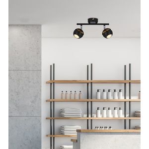 LED pásik Boni 2x3W gu10 čierny - POSLEDNÝ KUS vyobraziť