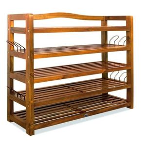 Botník z agátového dreva D105380 Dekorhome vyobraziť
