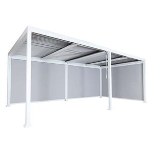 Bioklimatická pergola HWC-L46 3x6 so 3 bočnými stenami vyobraziť