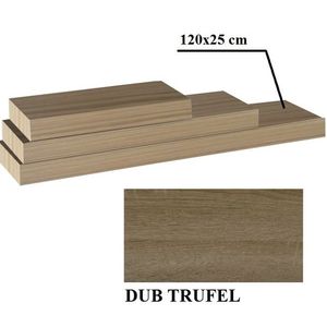 Nástenná polička GANA 120x25 Dub vyobraziť