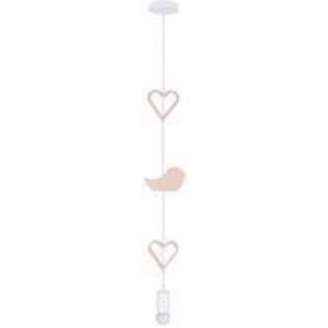 Detská závesná lampa HEARTS 1xE27 Candellux vyobraziť