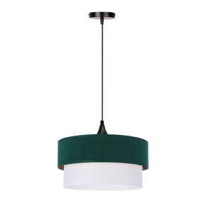 Závesná lampa Casta látkové tienidlo, biela vyobraziť