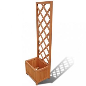 Záhradný kvetináč s treláží 40x30x135 cm Dekorhome vyobraziť