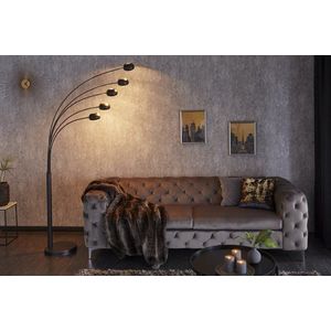 Stojací lampa QUITO Dekorhome vyobraziť