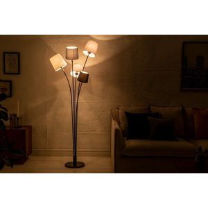 Stojací lampa LANSING Dekorhome vyobraziť