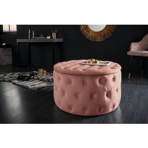 Chesterfield taburet ZETHOS Dekorhome Smaragdová vyobraziť