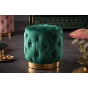 Chesterfield taburet ZETHOS Dekorhome vyobraziť