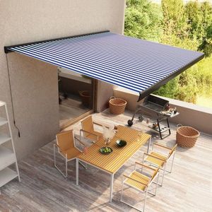 Kazetová markíza s ručným ovládaním 450x300 cm Dekorhome vyobraziť