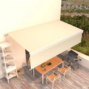 Ručne zaťahovacia markíza s roletou 400x300 cm Dekorhome vyobraziť