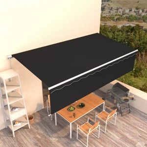 Ručne zaťahovacia markíza s roletou 450x300 cm Dekorhome vyobraziť