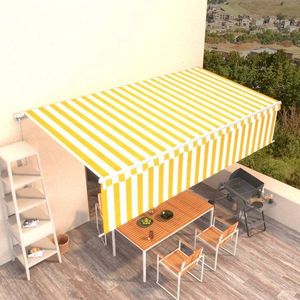 Ručne zaťahovacia markíza s roletou 400x300 cm Dekorhome vyobraziť