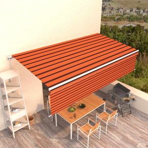 Ručne zaťahovacia markíza s roletou 450x300 cm Dekorhome vyobraziť