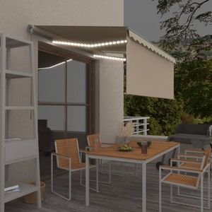 Ručne zaťahovacia markíza s roletou a LED 300x250 cm Dekorhome vyobraziť