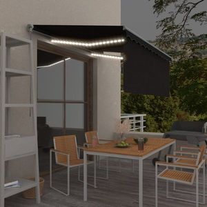 Ručne zaťahovacia markíza s roletou a LED 300x250 cm Dekorhome vyobraziť