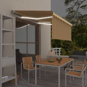 Ručne zaťahovacia markíza s roletou a LED 350x250 cm Dekorhome vyobraziť