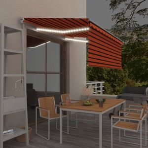 Ručne zaťahovacia markíza s roletou a LED 300x250 cm Dekorhome vyobraziť