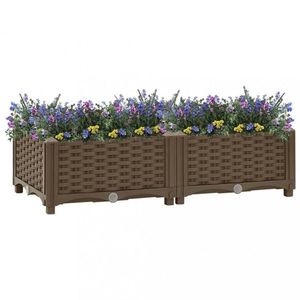 Vyvýšený záhon 80x40x23 cm PP Dekorhome vyobraziť