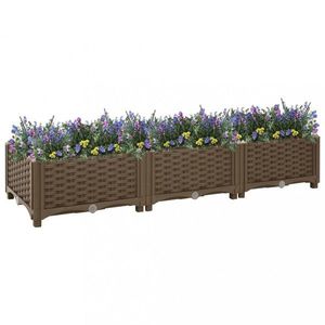 Vyvýšený záhon 120x40x23 cm PP Dekorhome vyobraziť