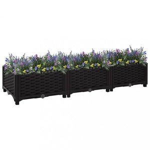 Vyvýšený záhon 120x40x23 cm PP Dekorhome vyobraziť
