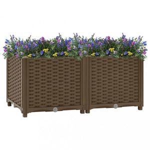 Vyvýšený záhon 80x40x38 cm PP Dekorhome vyobraziť