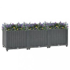 Vyvýšený záhon 120x40x38 cm PP Dekorhome vyobraziť