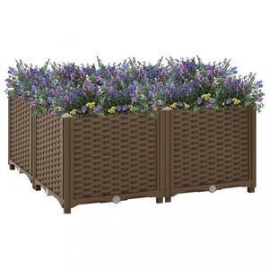 Vyvýšený záhon 80x80x38 cm PP Dekorhome vyobraziť