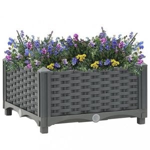 Vyvýšený záhon 40x40x23 cm PP Dekorhome vyobraziť