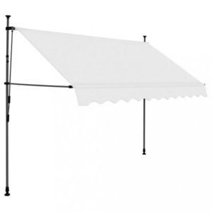 Ručne zaťahovacia markíza s LED svetlom 300x120 cm Dekorhome vyobraziť
