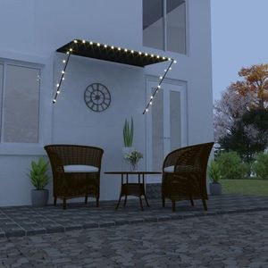 Zaťahovacia markíza s LED svetlom 250x150 cm Dekorhome vyobraziť