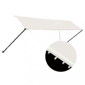Zaťahovacia markíza s LED svetlom 350x150 cm Dekorhome vyobraziť