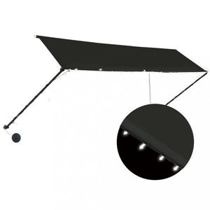 Zaťahovacia markíza s LED svetlom 350x150 cm Dekorhome vyobraziť