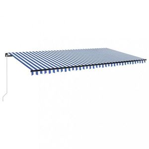 Ručne zaťahovacia markíza s LED svetlom 600x300 cm Dekorhome vyobraziť